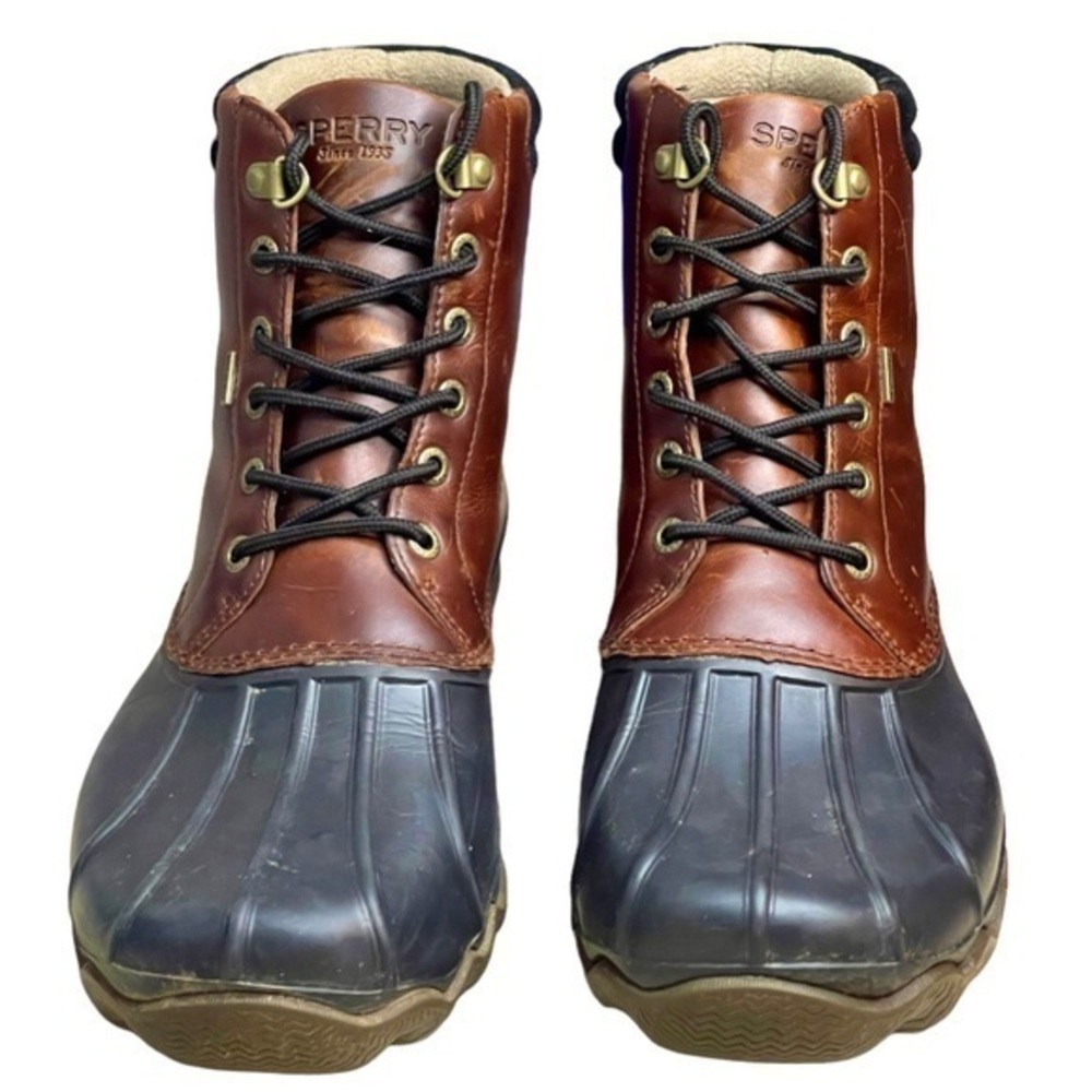 Sperry Brown and Black Men's Boots
